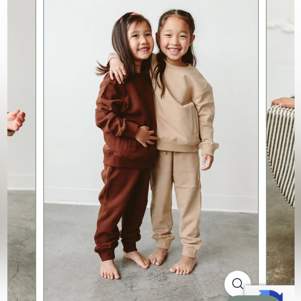 Goumi Organic Cotton French Terry Sweatsuit Set 4-5 Years - Picture 11 of 11